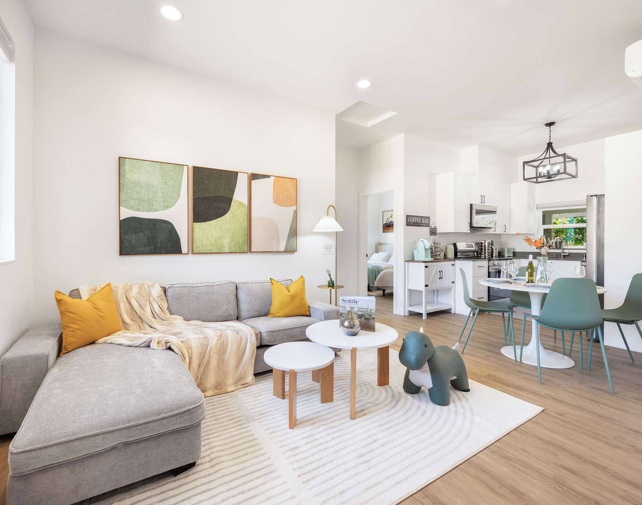 2025 Built Single-Level 2BR Serene Home with 2 AC 1