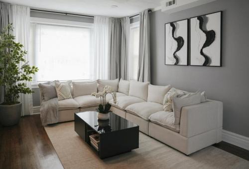 2BR w/Workspace - Coffee Bar - Near Transit 1