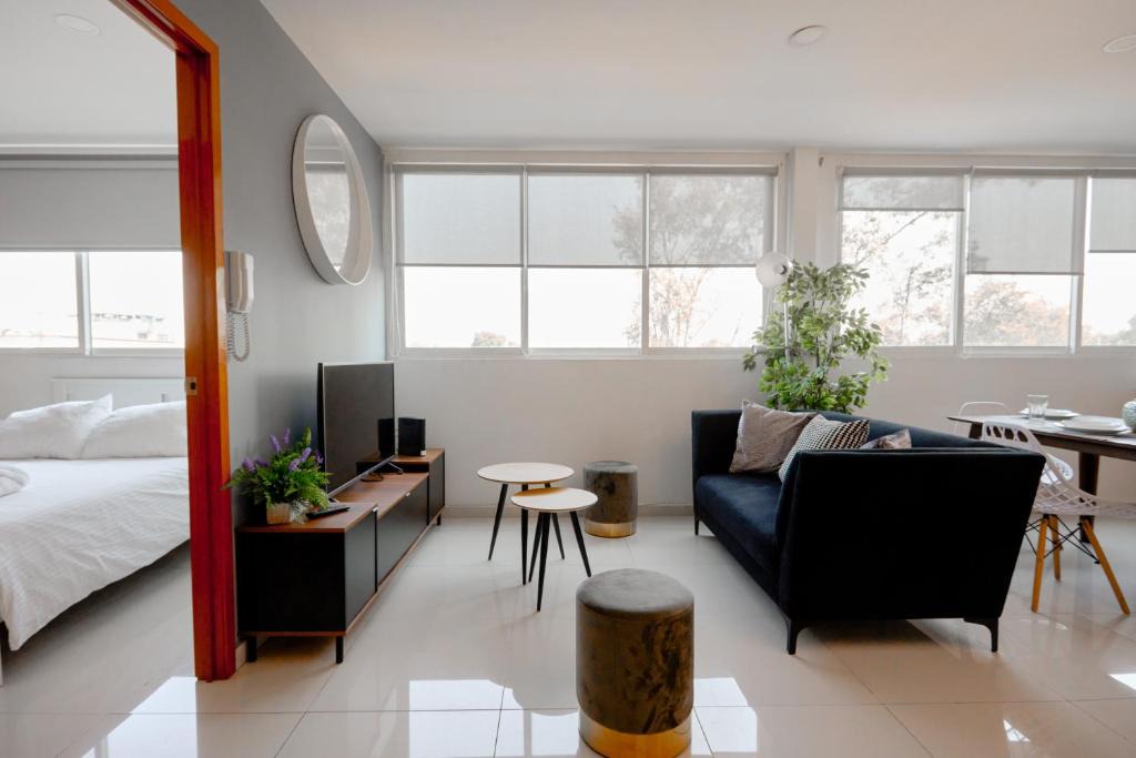 Amazing apartment close to Foro Sol Colonia Roma Airport and Downtown 1