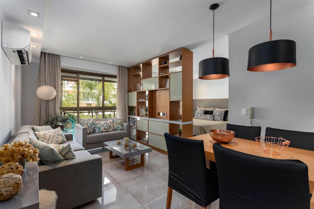 Apartment with one bedroom and living room in the heart of Itaipava 1