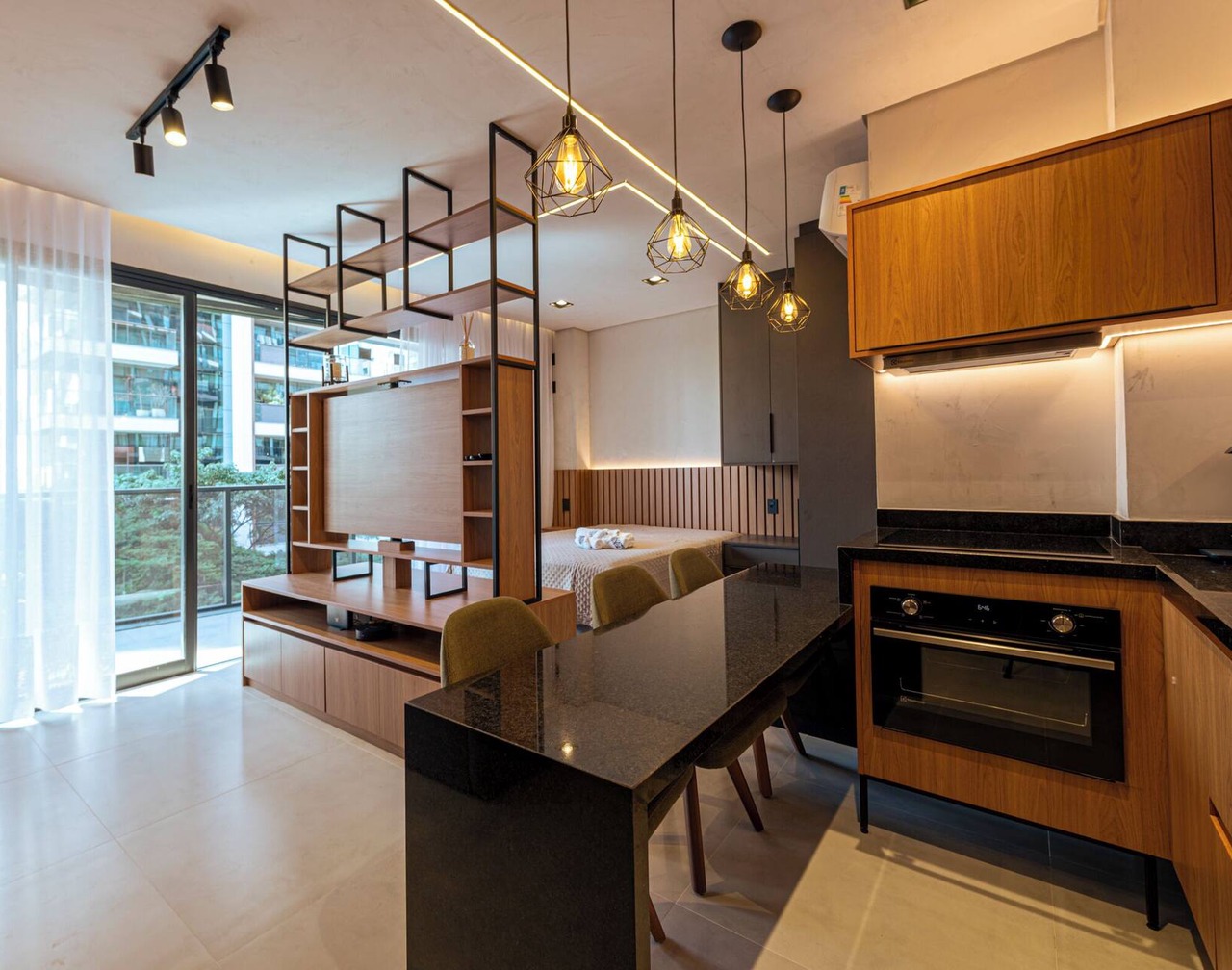 Charming 1-bedroom apartment in superb Vila Olímpia São Paulo with AC, WiFi 1