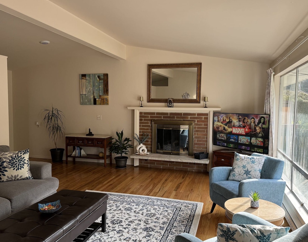 Charming City Home with Professional WFH Setup & AC 1