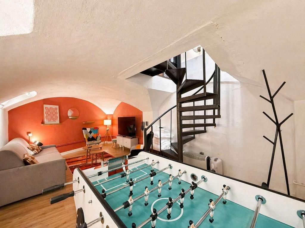 Duplex design avec babyfoot - Montparnasse - 6p 1