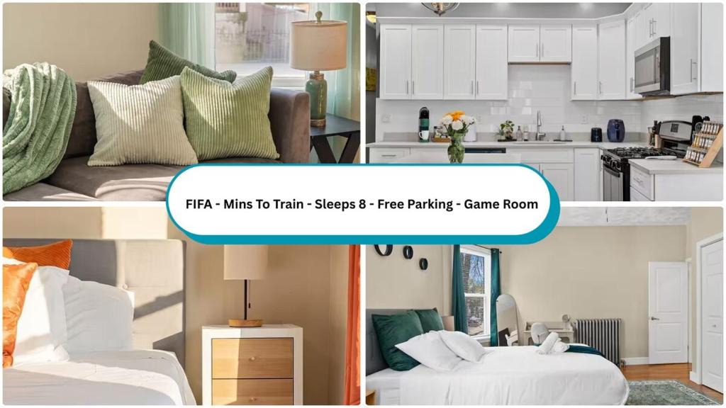 FIFA! Direct Train to Gillette - Spacious Modern 3BR - FREE Parking - Heart of Boston 1