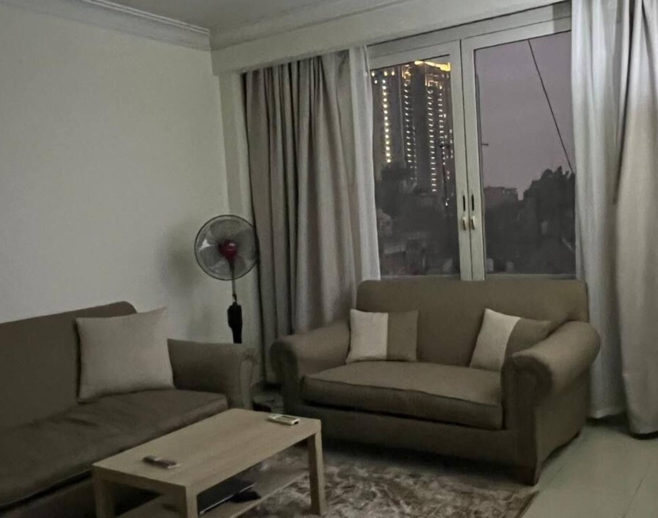 Garden city near italian and old Saudi embassy 2-bedroom apartment WiFi and AC 1