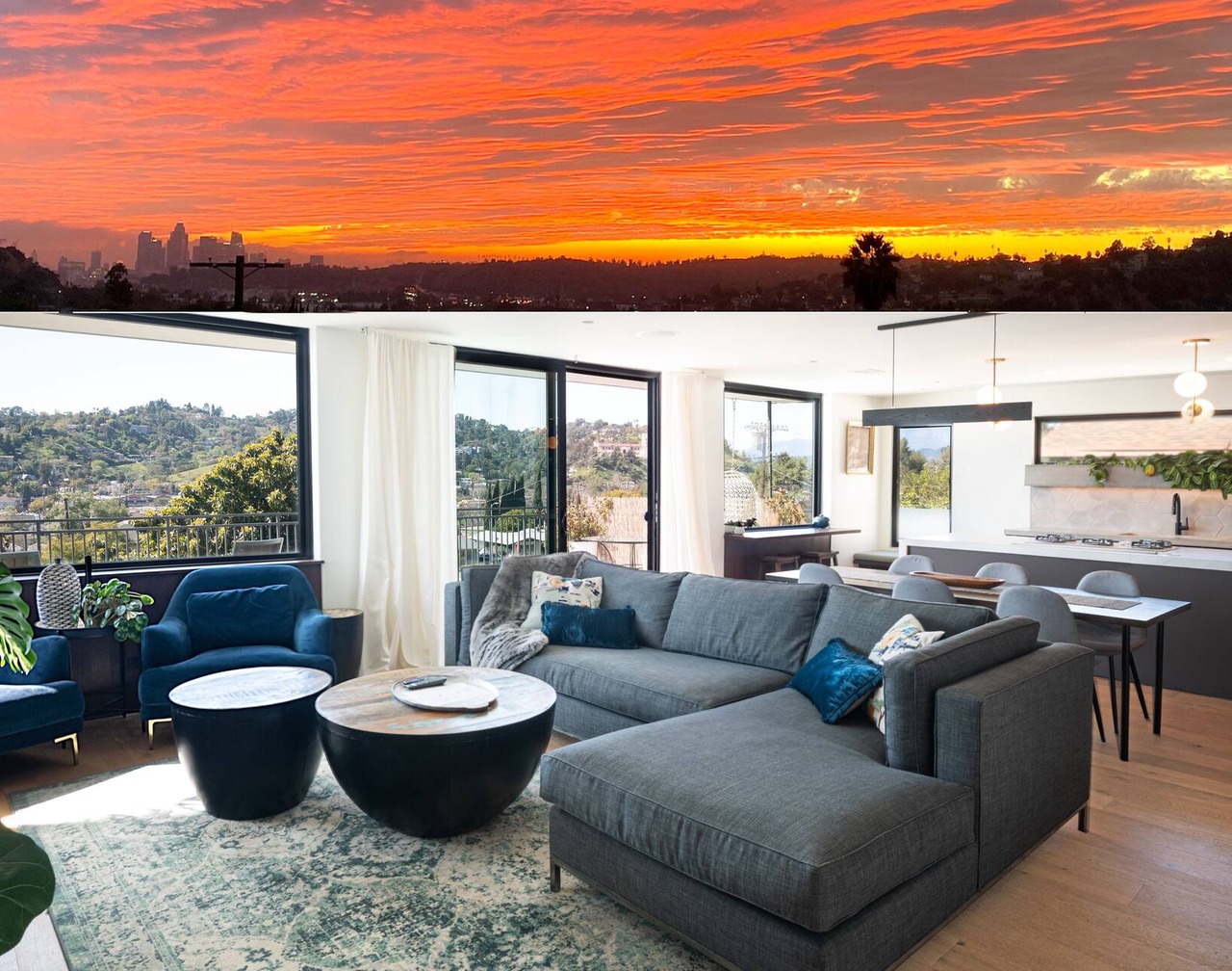 LA Hillside House dramatic views, super clean. 2bed/2bath 1