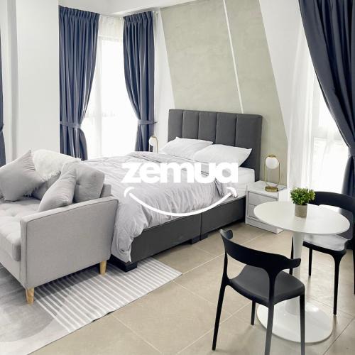 Lv33 Minimalist Style Monthly Stay Fully Furnished Near 1U & IKEA WiFi Free Weekly Room Service 1