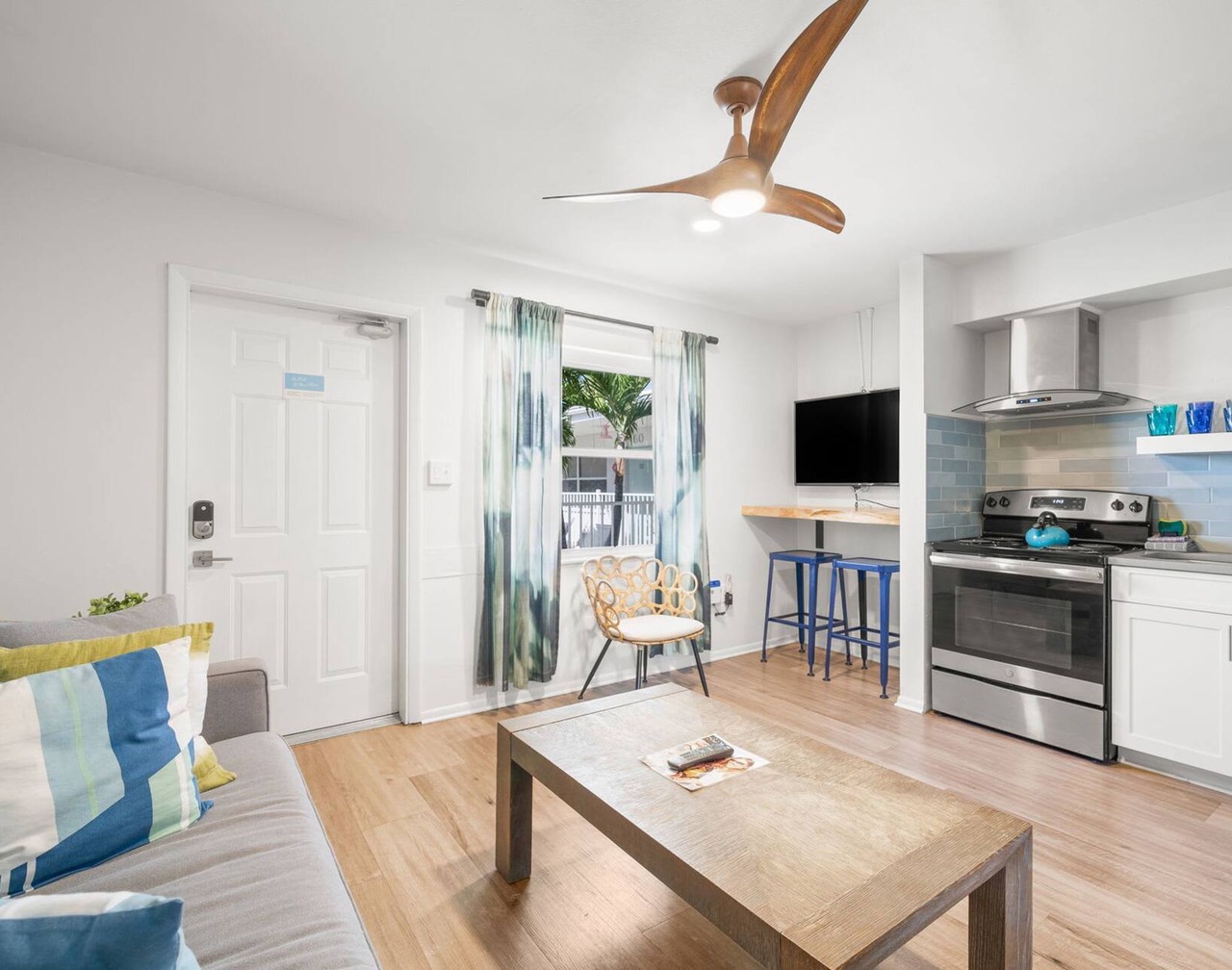 New! Modern King Suite Steps to the Beach! 1