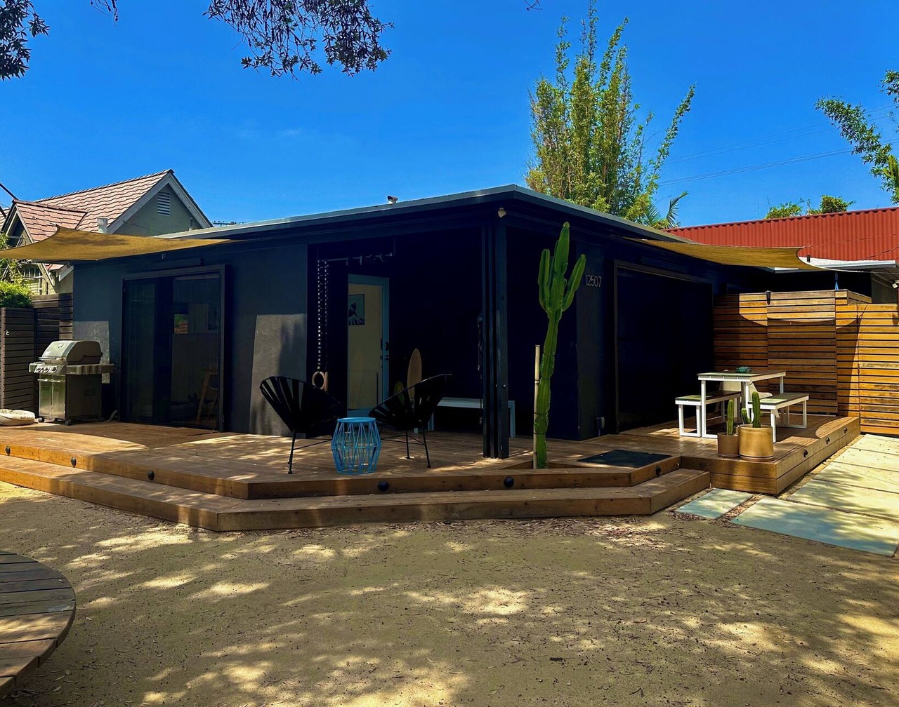 Rad Stay Mar Vista. Open concept two bedroom house with large private yard. 1