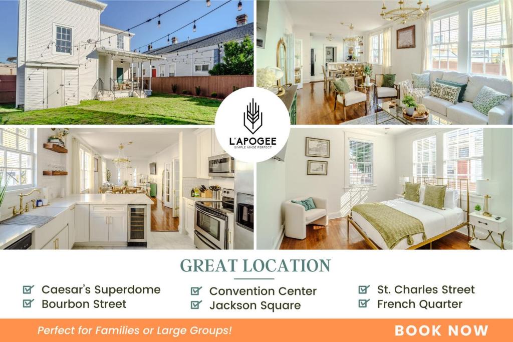 Serene 4 Bedroom Home near French Quarter with Wi-Fi and Parking 1