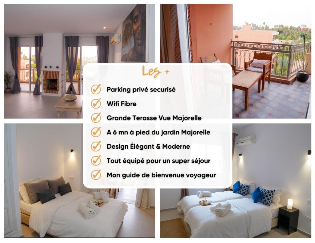 Suite Majorelle - Luxe-Terasse-Parking privée 1