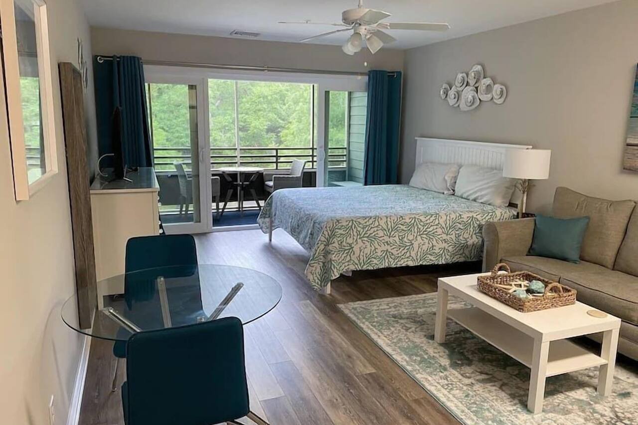 Teal Turtle Lodge Studio in Ocean Creek Resort 1