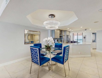 12th floor beachfront condo with balcony heated pool gym pool spa and tennis 4