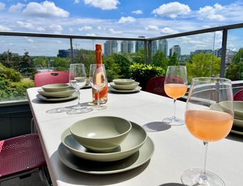 2 Bedroom ,2 Full Bathrooms, 500sf Private Terrace Deck, Office, Pool, Sauna, Hot Tub, EV Parking 3