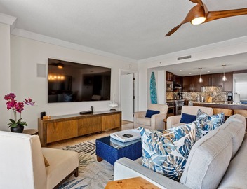 3BD Oceanfront Retreat w/Lanai, Floor-to-Ceiling Views & Modern Kitchen - Honua Kai 825 4