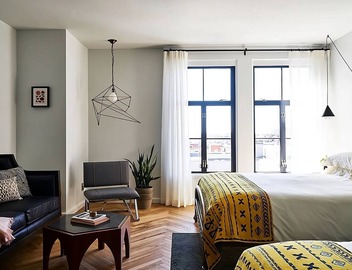3x Monument Double Queen at The LINE Hotel Washington DC, Pets Stay For Free! 2