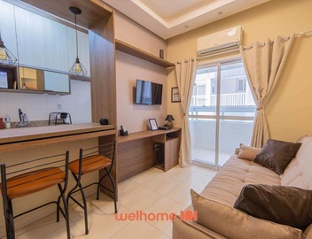 Apartamento na Praia Grande a 500m Praia do Forte 2