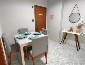 APÊ VISTA MAR, 20mts DA PRAIA, ESPAÇOSO E ACONCHEGANTE-56m2- WIFI- 1 DORM-ELEVADOR- 6 PESSOAS 5