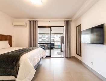 BHaus Vila Olimpia VN Casa do Ator | Grand Apartment com Ampla Varanda | 12o andar | Vaga de Garagem | Academia | Lavanderia pay per use | Minimercado | Recepção 24h | Coworking | Piscina | cs7 2