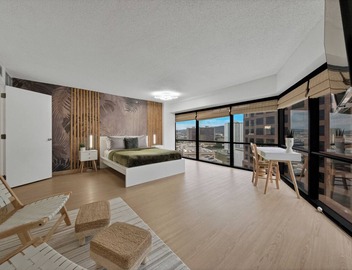 Bishop Suites @ Executive Centre, Downtown Honolulu, Mountain View Suite #1612 5