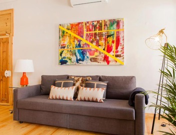 Charming Flat with Balconies Central Chiado District 2 Bedrooms & AC 19th Century Building 3