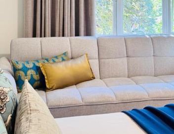 Charming Queen Bedroom with Bathroom Vancouver West 2