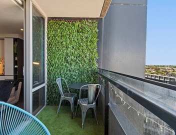 Chic 1-Bed with Balcony Views and Amenities 5