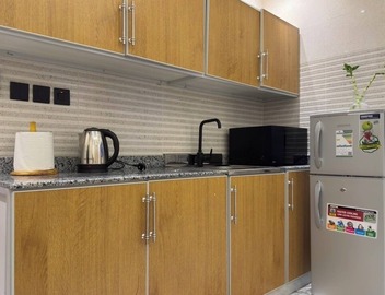 Chic 2-bedroom apartment with WiFi, AC in welcoming Jeddah 2