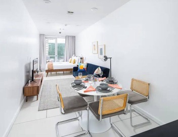 Chic Midtown Studio with Patio #203 4