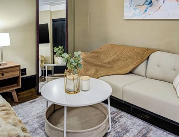 Chic Studio Steps from Times Square, Historic Building with Modern Amenities 2