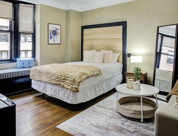 Chic Studio Steps from Times Square, Historic Building with Modern Amenities 5