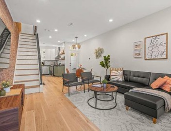 Clean and Comfy King Bed Steps to Fishtown Fun 3