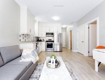 Cozy & Convenient · 2 Mins from SkyTrain · Central Location 3