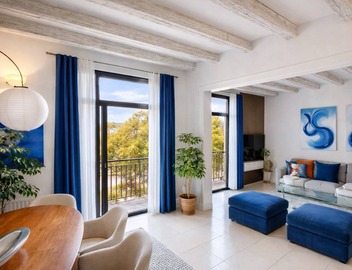 Elegant 130 m² apartment with balcony and views of Port Vell – Paseo Colón 3