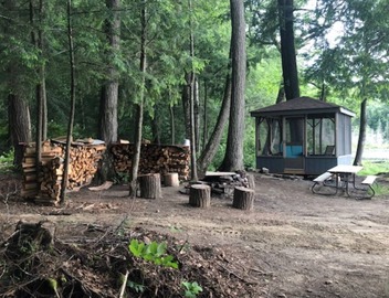 Explore a Unique Off-Grid Waterfront Yurt Getaway on 11 Private Acres! 5