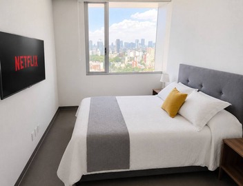 FIFA World Cup Luxury Polanco Apartment with Private Balcony, High-Speed Internet, Amazing Location, Security 24/7. 2