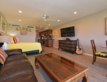 GOLF COURSE FRONT, OCEAN VIEW studio ** NEWLY REMODELLED** A210 5