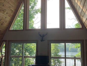 Gorgeous Lakefront A-Frame Cabin! 5