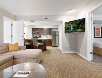 Homey 2BR Suite w/Separate Bedroom + Living Space | Free Breakfast 4