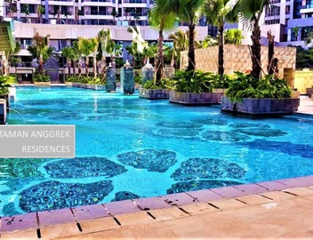 EXTRA WIDE 1BR Apartment Taman Anggrek Residences BEST @ Central City near Mall 4