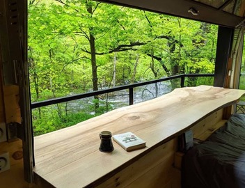 Juniper Cabin | Tiny Cabin Overlooking Fall River 5