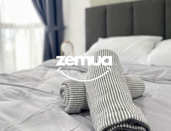 Lv33 Minimalist Style Monthly Stay Fully Furnished Near 1U & IKEA WiFi Free Weekly Room Service 4