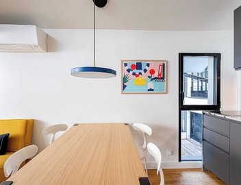 Marais Area - Outdoor patio - A/C - 2BDR 3