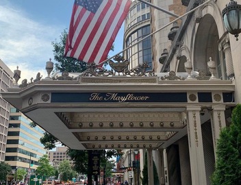 Marriott Mayflower hotel. Start your engines for the Freedom 250 Grand Prix 3