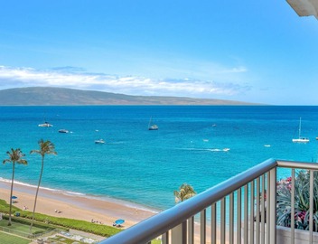 Maui Resort Rentals: The Whaler 1015 - Gorgeously Remodeled 10th Floor Interior Courtyard Studio, Spectacular Ocean and Mountain Views! 2