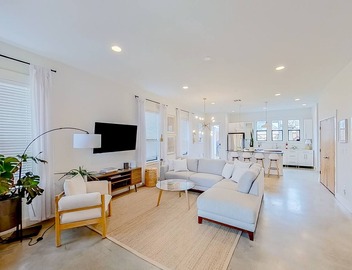 Modern 2-story dog-friendly condo with quaint patio, central AC & washer/dryer 2