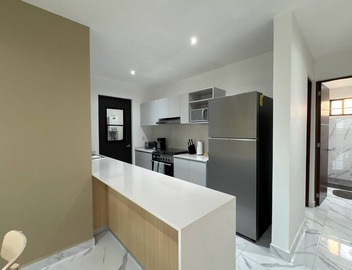 Modern apart in Cancun, well located, amenities. 2 bedrooms and 2 full bathrooms 5