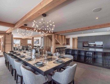 Modern chalet in Combloux with pool and wellness area 3