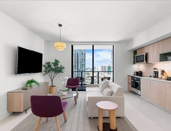New Unit 26th floor with amazing view Miami2BR/2BA 5