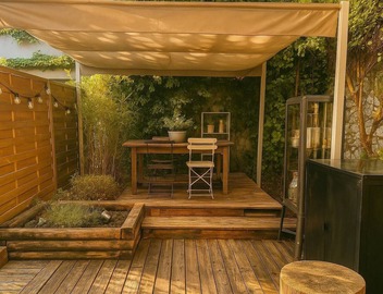 Panoramic terrace apartment 200 meters from the lake 2 terraces 4